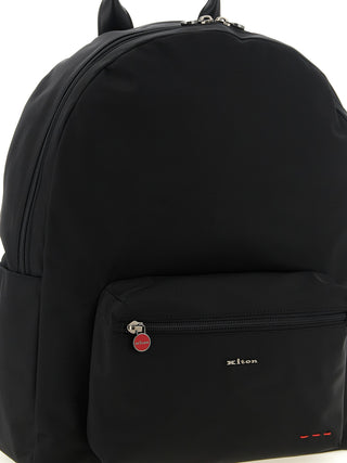 Kiton Black Polyamide Backpack