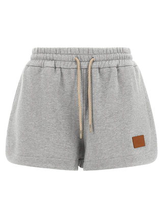 Fendi Cotton Jersey Bermuda Shorts