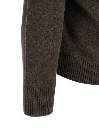 Stone Island Virgin Wool Knit Polo Shirt