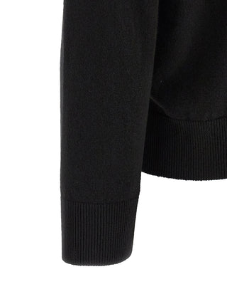 Stone Island Black Virgin Wool Cardigan