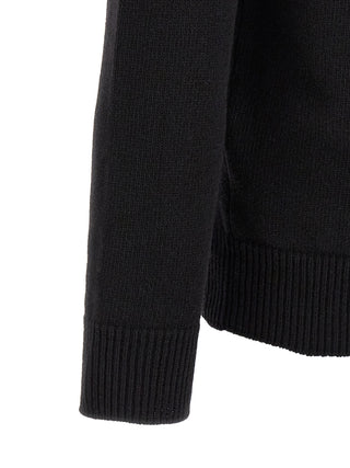 Stone Island Black Virgin Wool Cardigan