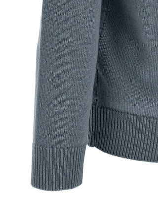 Stone Island Blue Virgin Wool Cardigan