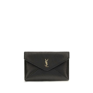 Saint Laurent Black Lamb Ovis Aries Aries Wallet