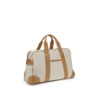 Brunello Cucinelli Beige Calf Leather Luggage And Travel