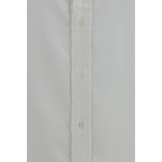 Brunello Cucinelli White Cotton Dress Shirt