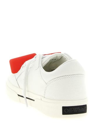 Off-White Bicolor Cotton Low Top Sneakers