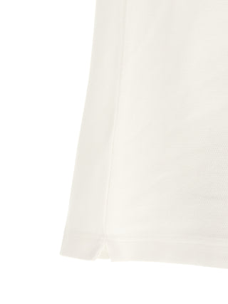 Casablanca White Organic Cotton Polo Shirt