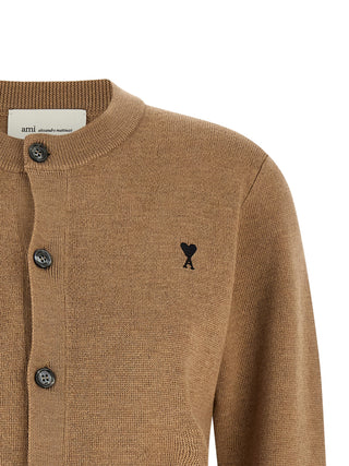 Ami Paris Ami de Coeur Wool Cardigan