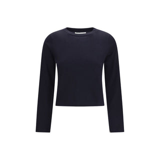 Extreme Cashmere Blue Cotton Long Sleeve T-Shirt