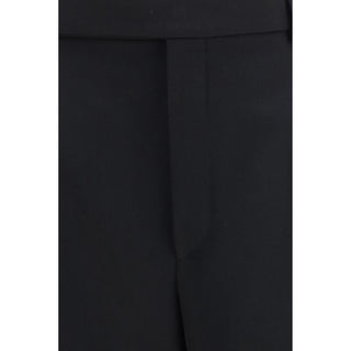 Saint Laurent Grain de Poudre Tailored Trousers