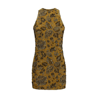 Saint Laurent Brown Polyamide Casual Dress
