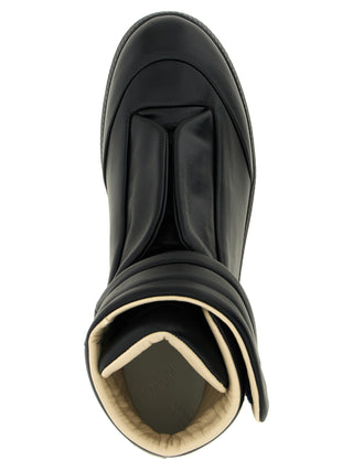 Maison Margiela Black Calfskin Chunky Sneakers