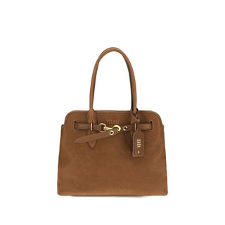Miu Miu Brown Calf Leather Shoulder Bag