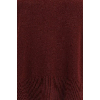 Allude Bordeaux Cashmere Sweatshirt