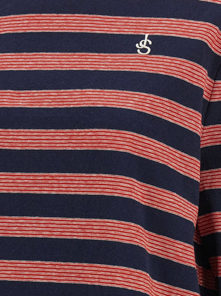 Jil Sander Logo-Embroidered Striped Long-Sleeve T-Shirt