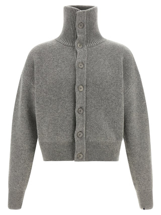 Extreme Cashmere Gray Cashmere Cardigan