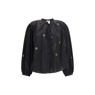 Forte Forte Fleurs d'Orient Embroidered Voile Shirt