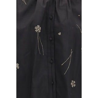 Forte Forte Fleurs d'Orient Embroidered Voile Shirt
