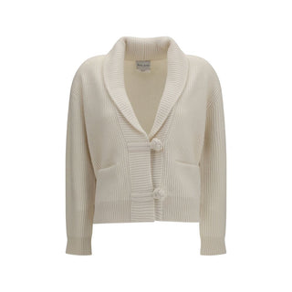 Forte Forte Wool and Cashmere Ribbed Knit Cardigan