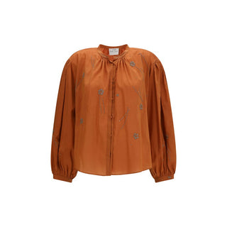 Forte Forte Fleurs d'Orient Embroidered Voile Shirt
