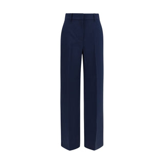 Weekend Max Mara Stretch Wool Palazzo Trousers