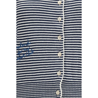 Weekend Max Mara Intarsia Cotton Cardigan