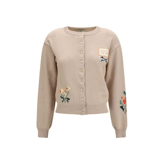 Weekend Max Mara Intarsia Cotton Cardigan