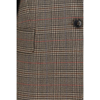 Max Mara Studio Checked Wool Blazer
