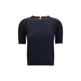 Max Mara Studio Silk and Wool T-Shirt