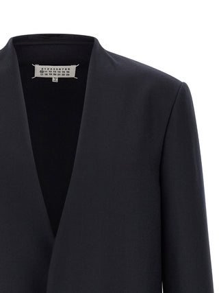 Maison Margiela Blue Virgin Wool Blazer