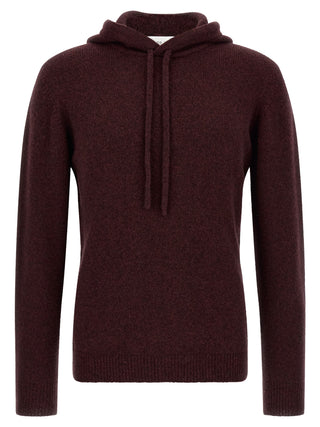 Roberto Collina Bordeaux Wool Cardigan