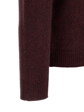 Roberto Collina Bordeaux Wool Cardigan