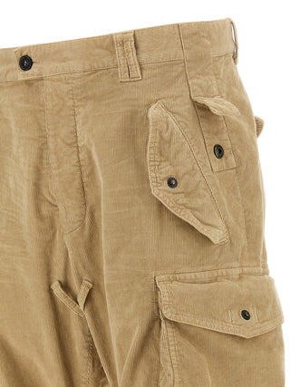 Dsquared² Beige Cotton Cargo Pants