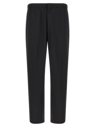 Lardini Black Virgin Wool Dress Pants