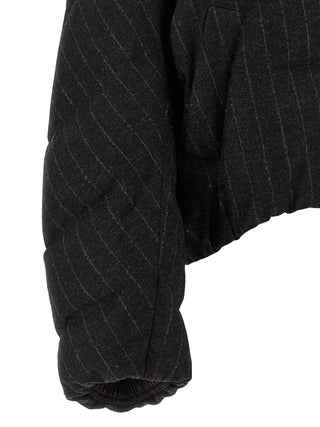 Brunello Cucinelli Gray Virgin Wool Full-Length Jacket