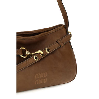 Miu Miu Aventure Nappa Leather Shoulder Bag