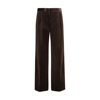 Lardini Velvet Wide-Leg Trousers