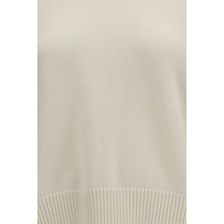 Loulou De Saison White Wool Sweatshirt