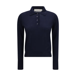 Golden Goose Blue Wool Oves Aries Shirt