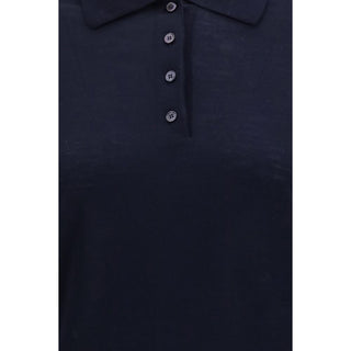 Golden Goose Blue Wool Oves Aries Shirt