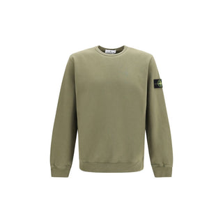 Stone Island Bicolor Cotton Sweatshirt