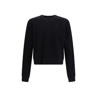 Rick Owens Black Alpaca Vicugna Pacos Sweatshirt
