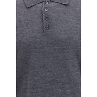 Golden Goose Merino Wool Long-Sleeve Polo Shirt