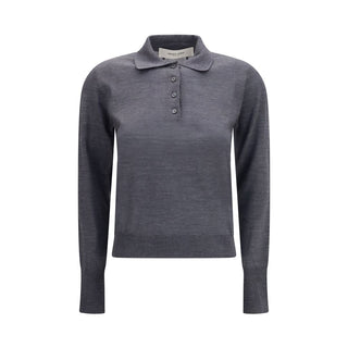 Golden Goose Merino Wool Knit Polo Shirt