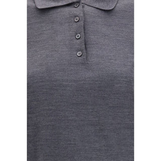 Golden Goose Merino Wool Knit Polo Shirt