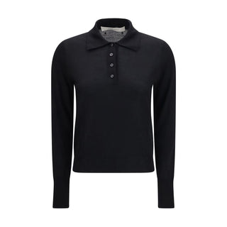 Golden Goose Merino Wool Knit Polo Shirt