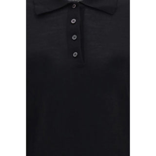 Golden Goose Merino Wool Knit Polo Shirt