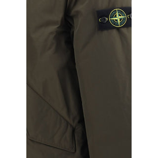 Stone Island Padded Micro Twill Hooded Jacket