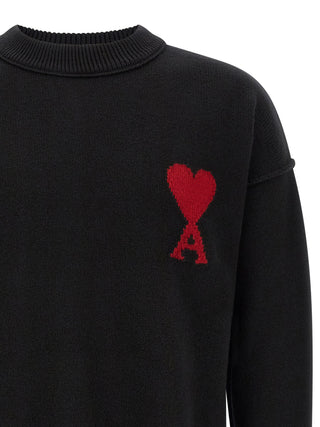 Ami Paris Ami de Coeur Wool Cardigan