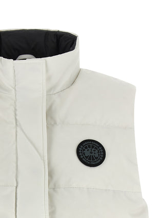 Canada Goose White Polyester Sleeveless Jacket